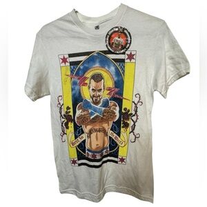 WWE Wrestling CM PUNK 2013 White Men’s S Unused T-Shirt MINTY Rare